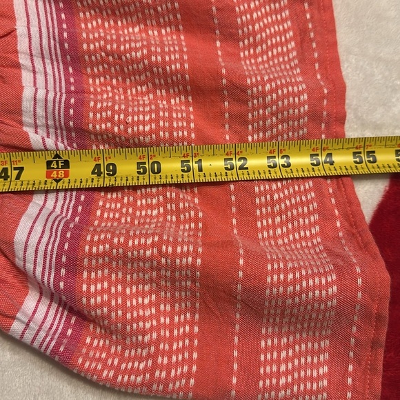 NWT Liverpool Los Angeles
Racer Back Tiered Maxi Dress with Smocking in coral - Picture 16 of 17